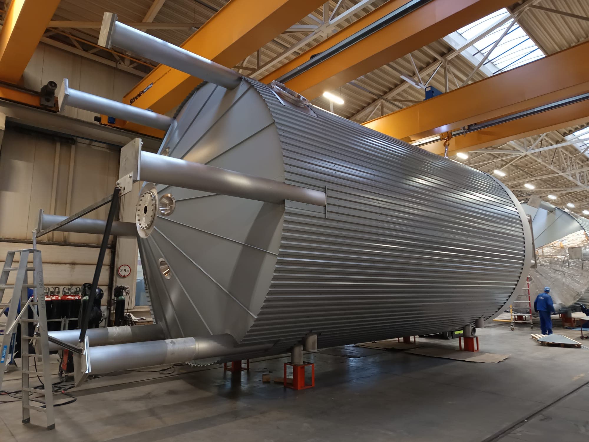 Steel tank supplied by Virasmart 2