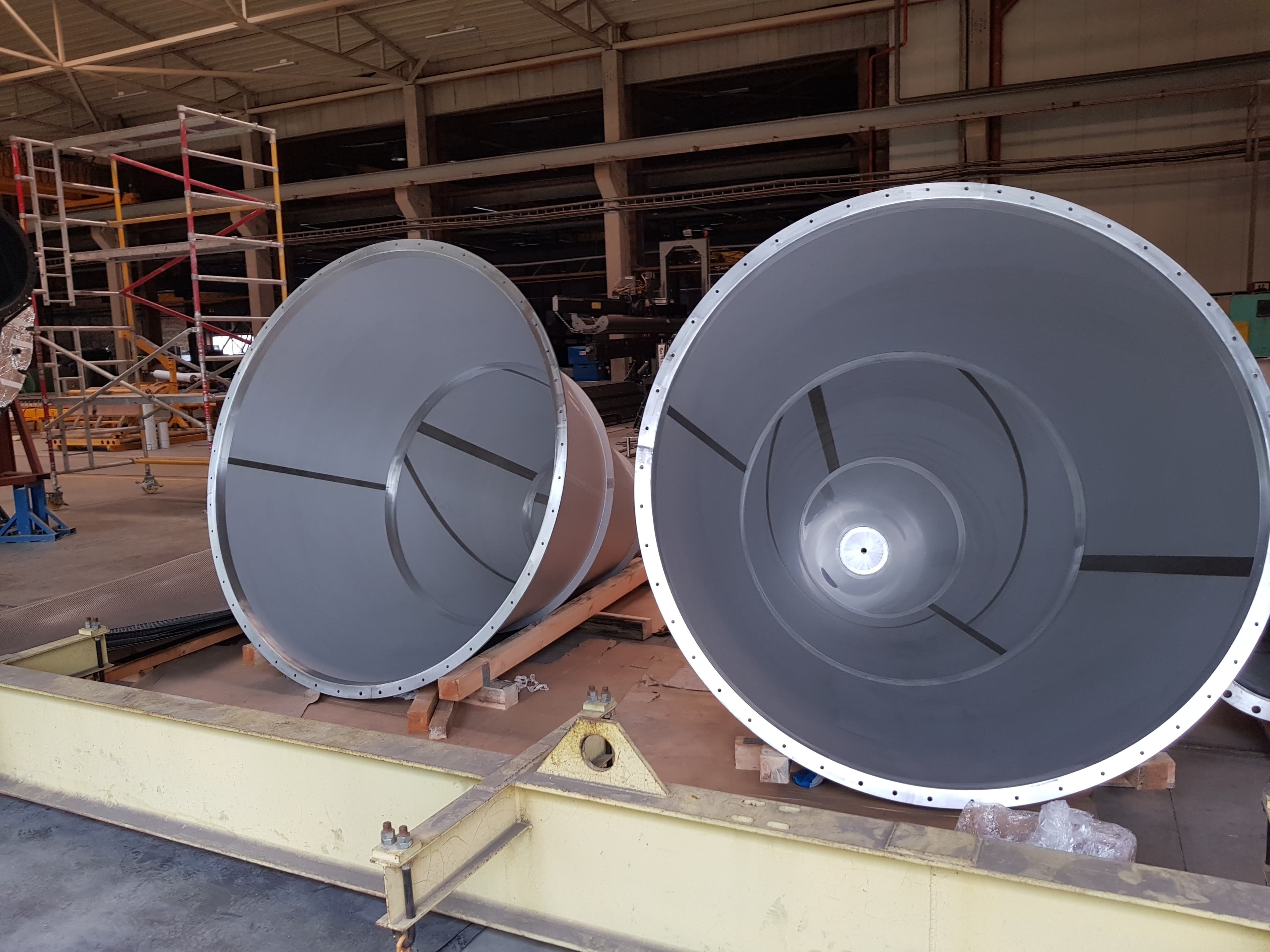 Fabricated steel gas duct supplied by Virasmart 1