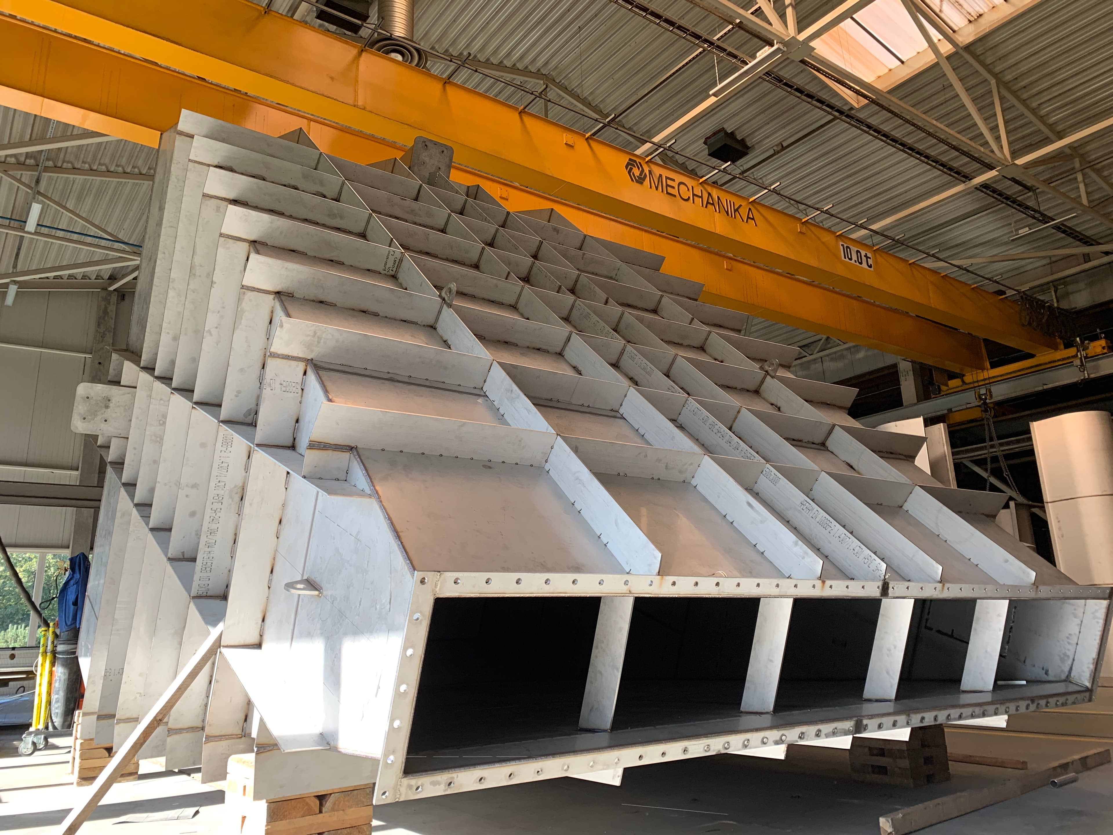 Fabricated steel gas duct supplied by Virasmart 3
